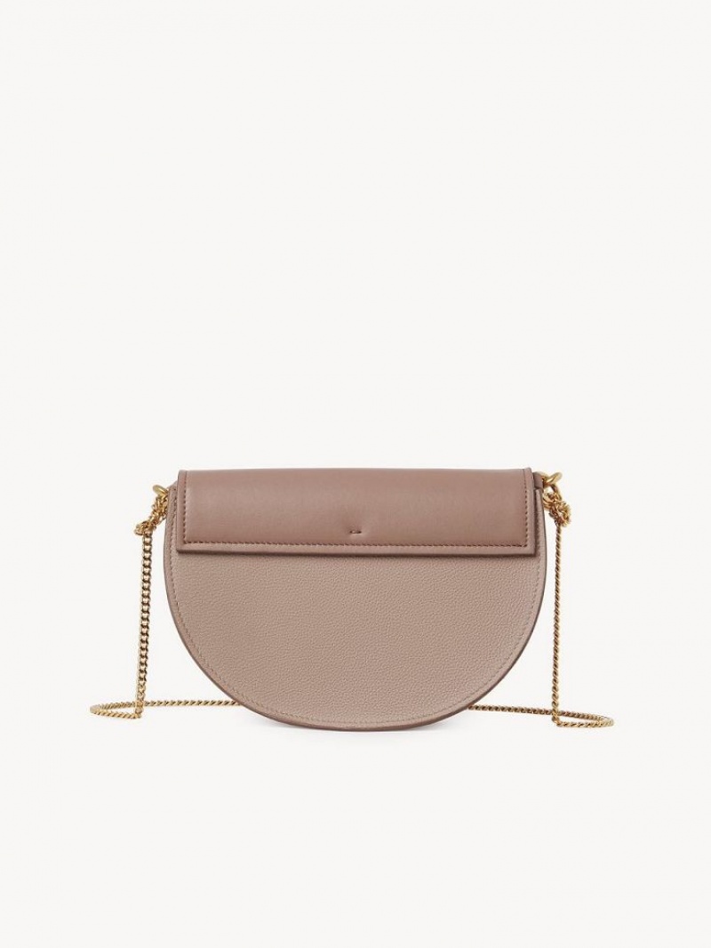 Chloe Marcie Chain Flap Crossbody Bags WOODROSE | CHE-SR13618