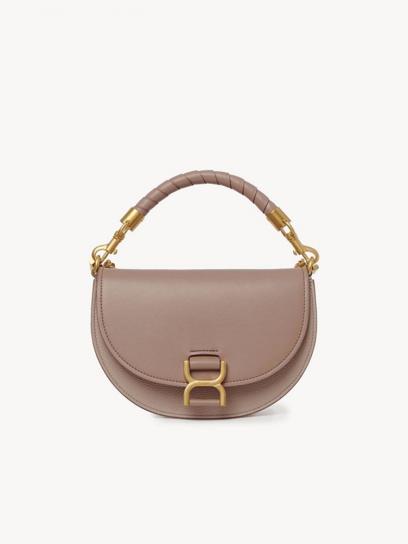 Chloe Marcie Chain Flap Crossbody Bags WOODROSE | CHE-SR13618