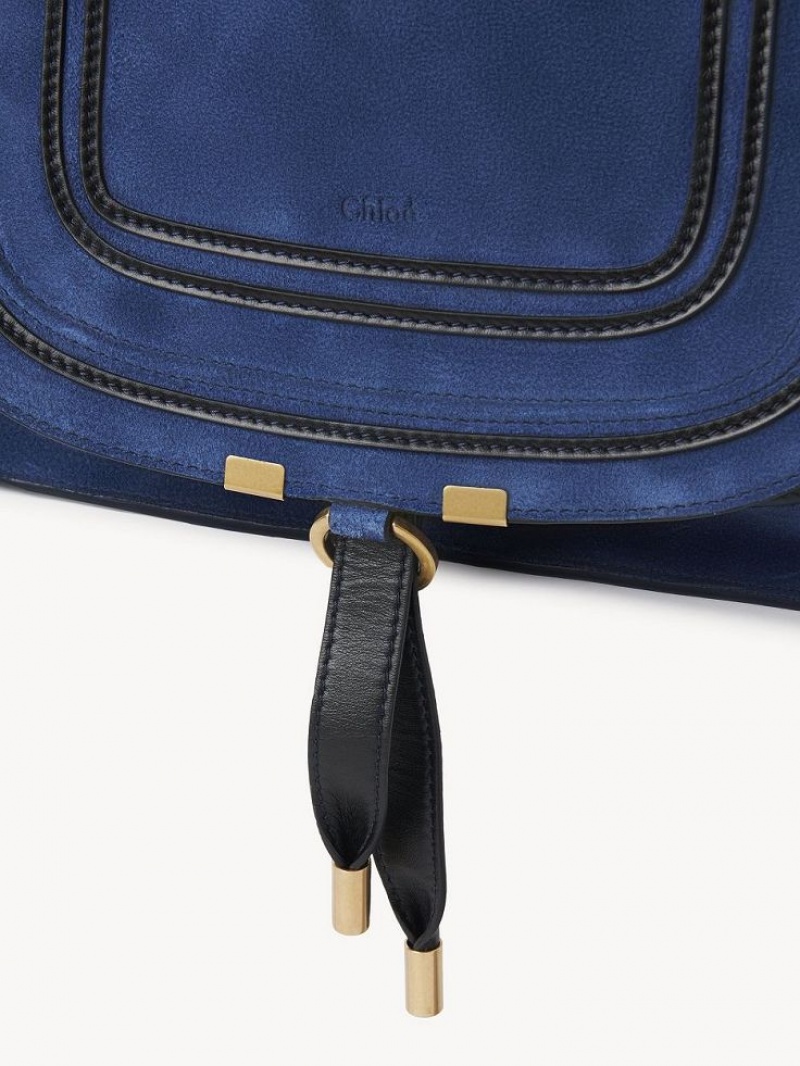 Chloe Marcie Double Carry Crossbody Bags DEEP DENIM | CHE-SR13504