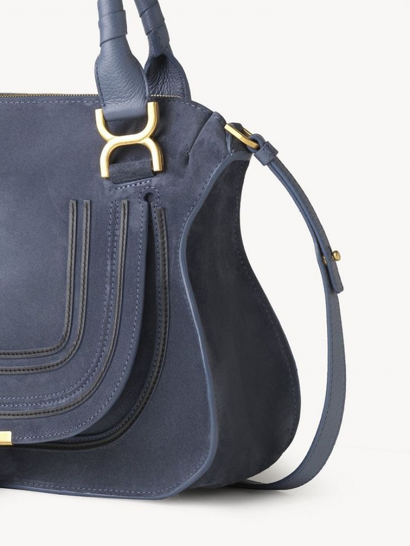 Chloe Marcie Double Carry Crossbody Bags GRAPHITE NAVY | CHE-SR13517