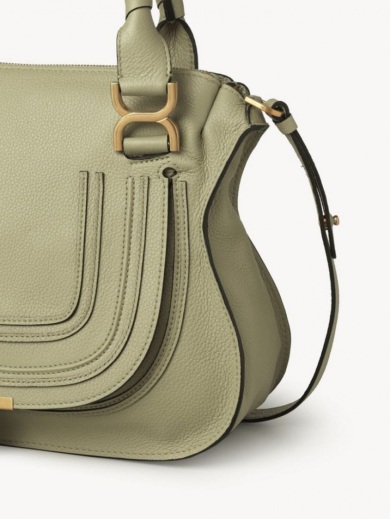 Chloe Marcie Double Carry Crossbody Bags FADED GREEN | CHE-SR13538