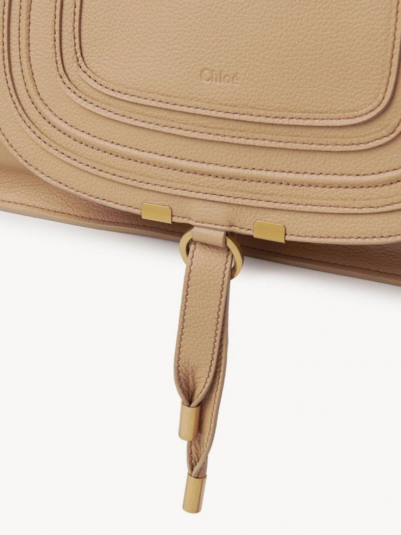 Chloe Marcie Double Carry Crossbody Bags MILKY BROWN | CHE-SR13583