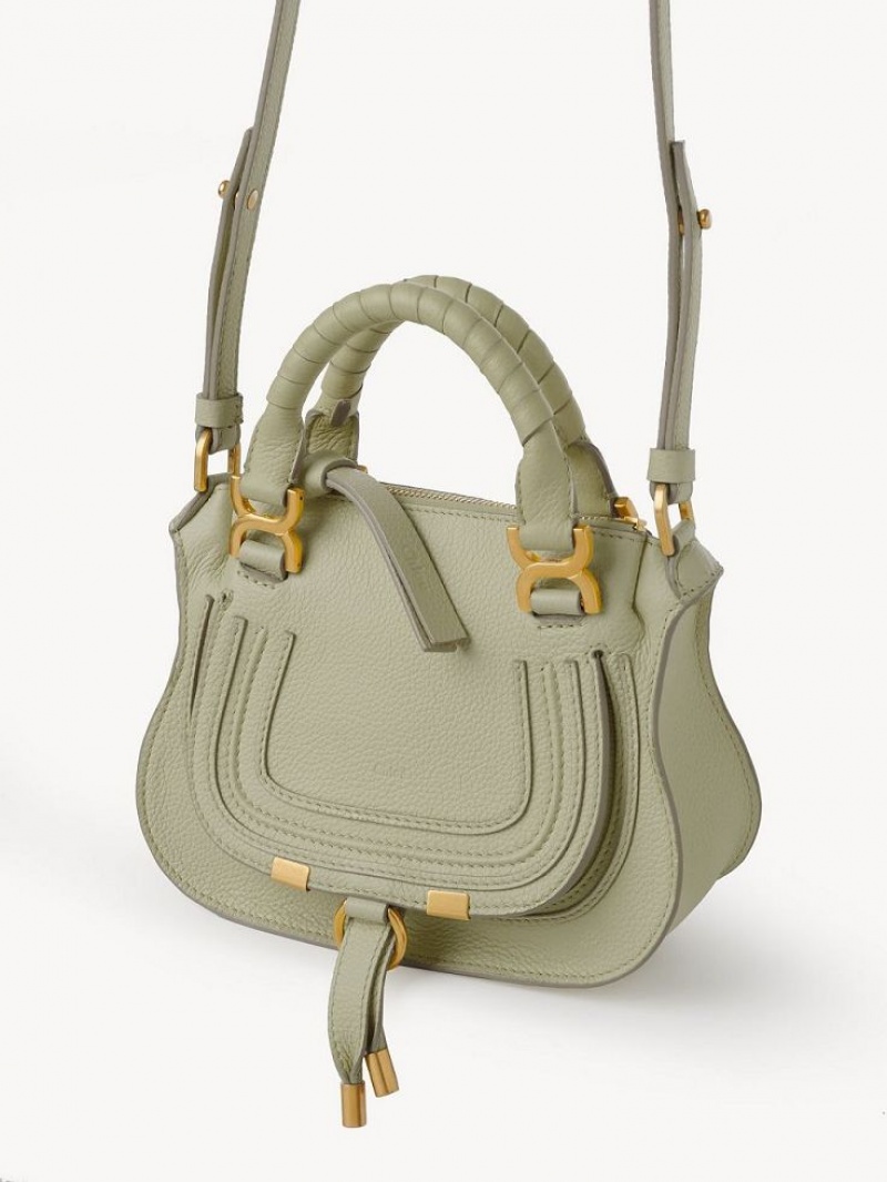 Chloe Marcie Double Carry Mini Bags FADED GREEN | CHE-SR13674