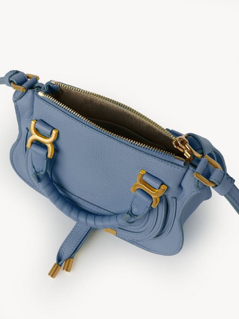 Chloe Marcie Double Carry Mini Bags Shady Cobalt | CHE-SR13724