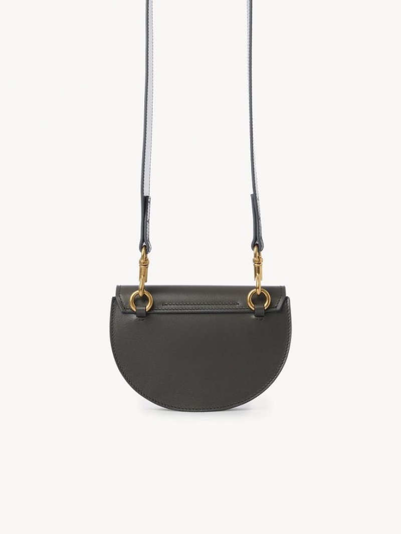 Chloe Marcie Flap Mini Bags Elephant Grey | CHE-SR13711