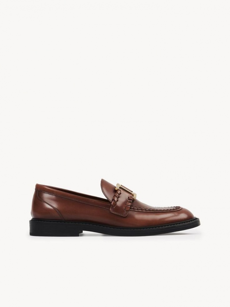 Chloe Marcie Loafer Tan | CHE-SR14249