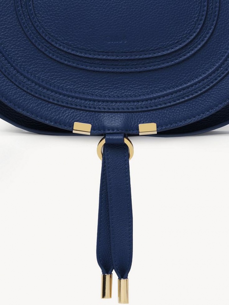 Chloe Marcie Medium Crossbody Bags DEEP DENIM | CHE-SR13497