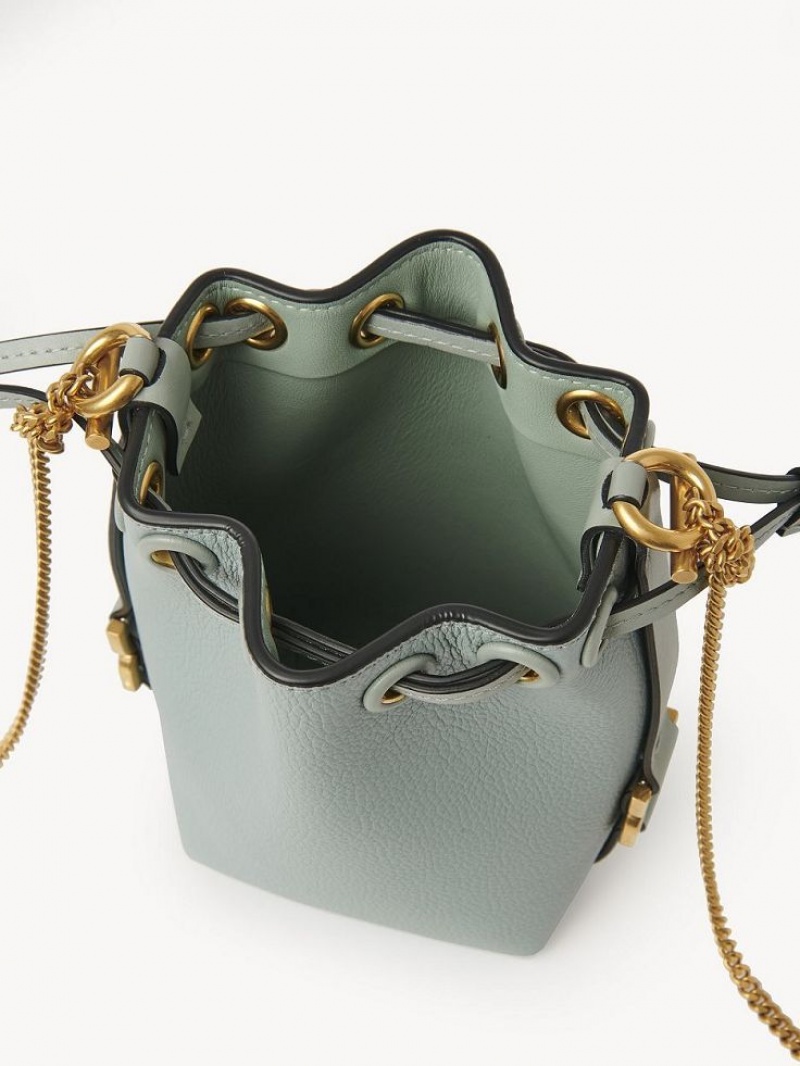 Chloe Marcie Micro Bucket Crossbody Bags BAY GREEN | CHE-SR13589