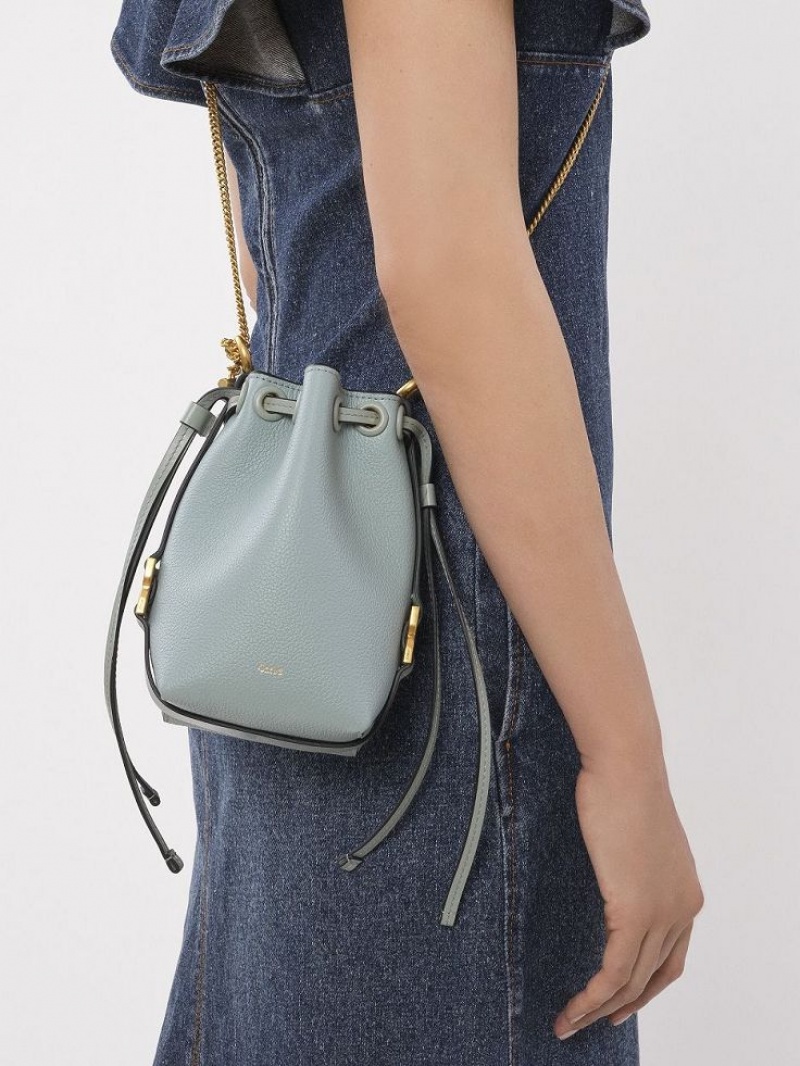 Chloe Marcie Micro Bucket Crossbody Bags BAY GREEN | CHE-SR13589