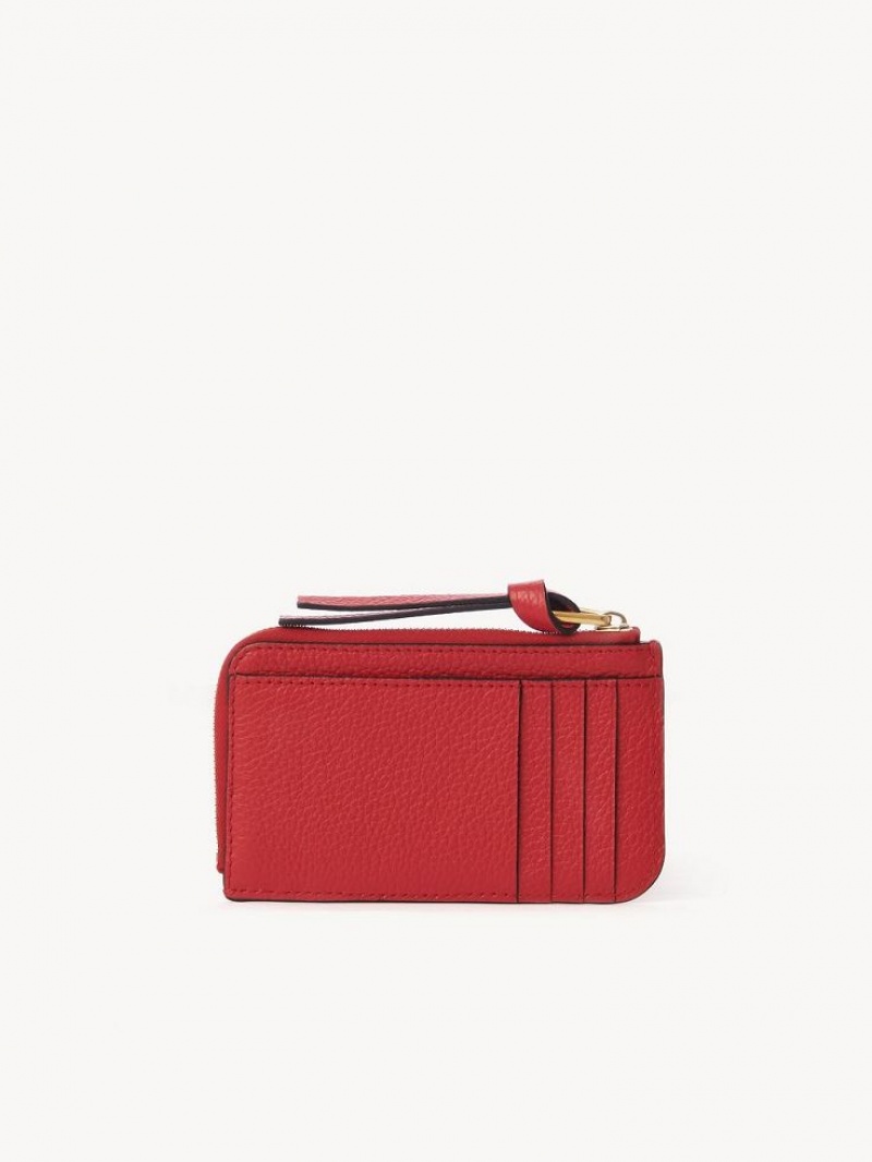 Chloe Marcie Small Coin Purses Red Flame | CHE-SR14316