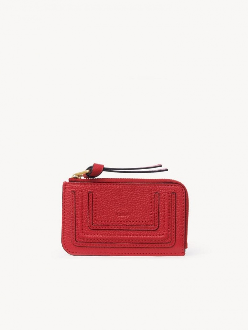 Chloe Marcie Small Coin Purses Red Flame | CHE-SR14316