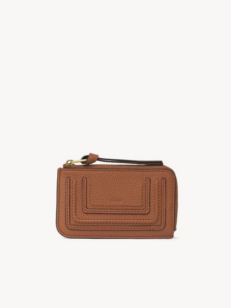 Chloe Marcie Small Coin Purses Tan | CHE-SR14317