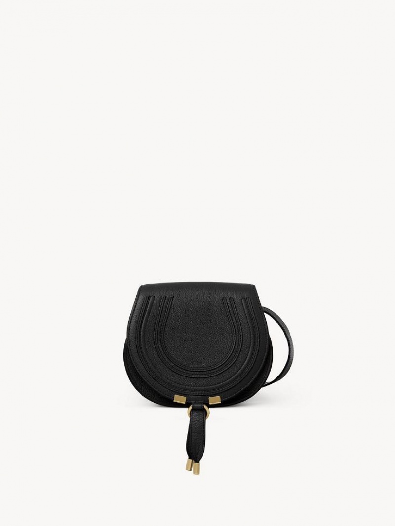 Chloe Marcie Small Crossbody Bags Black | CHE-SR13476