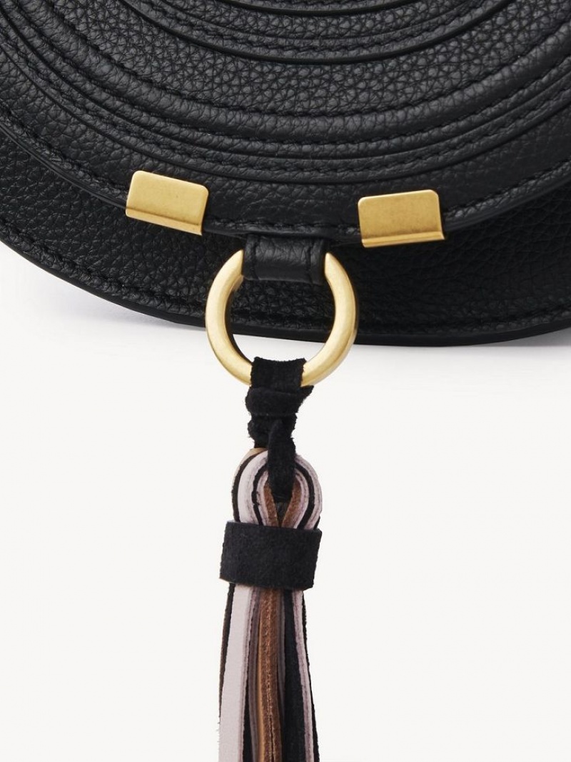 Chloe Marcie Small Crossbody Bags Black | CHE-SR13503