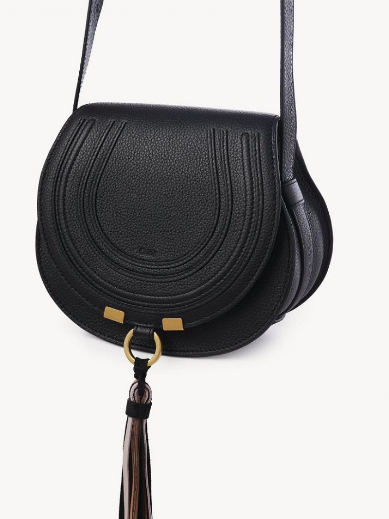 Chloe Marcie Small Crossbody Bags Black | CHE-SR13503