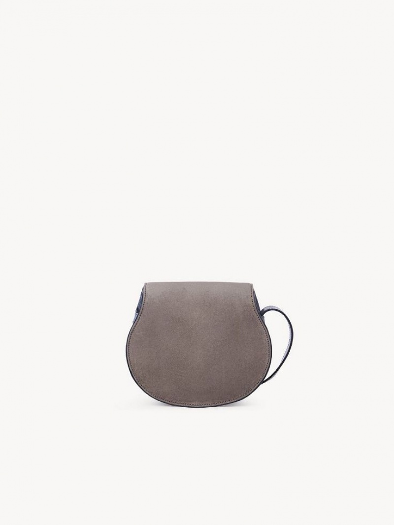 Chloe Marcie Small Crossbody Bags Cashmere Grey | CHE-SR13509