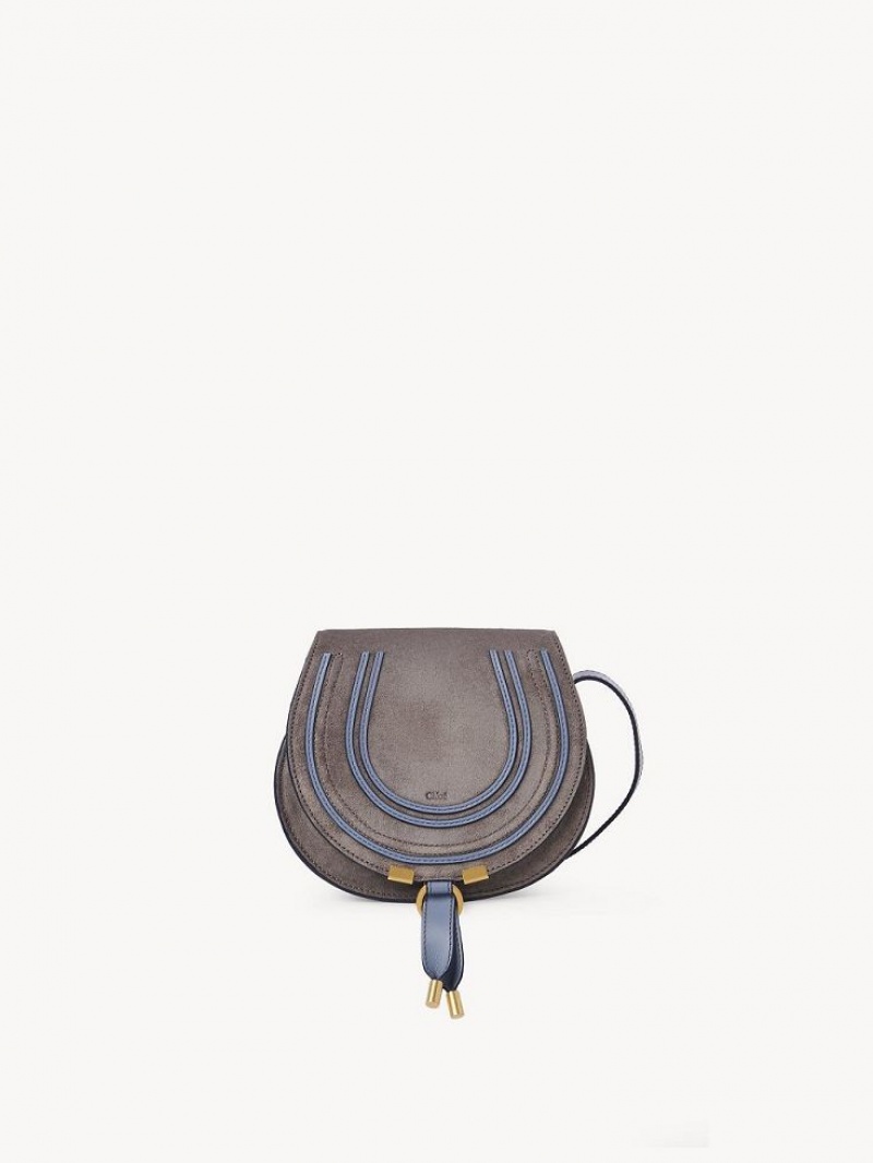 Chloe Marcie Small Crossbody Bags Cashmere Grey | CHE-SR13509