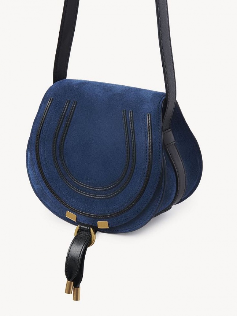 Chloe Marcie Small Crossbody Bags DEEP DENIM | CHE-SR13542