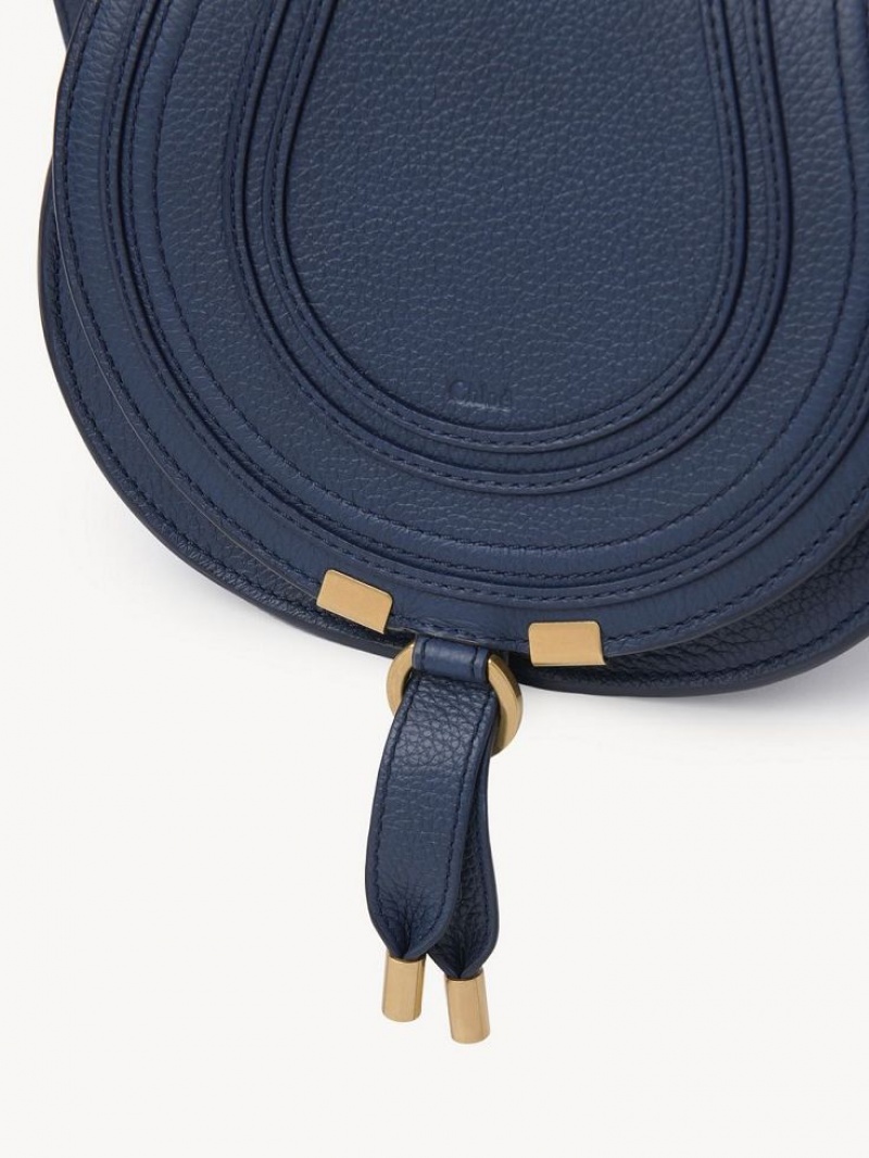 Chloe Marcie Small Crossbody Bags Navy | CHE-SR13571