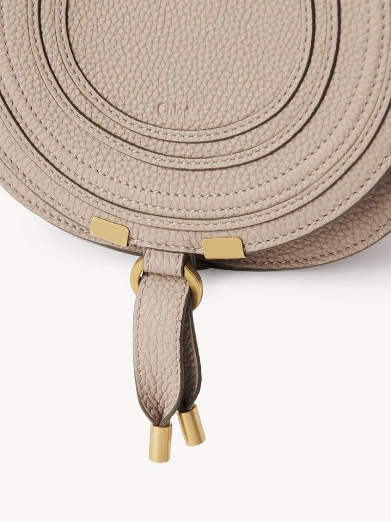 Chloe Marcie Small Crossbody Bags Nomad Beige | CHE-SR13558