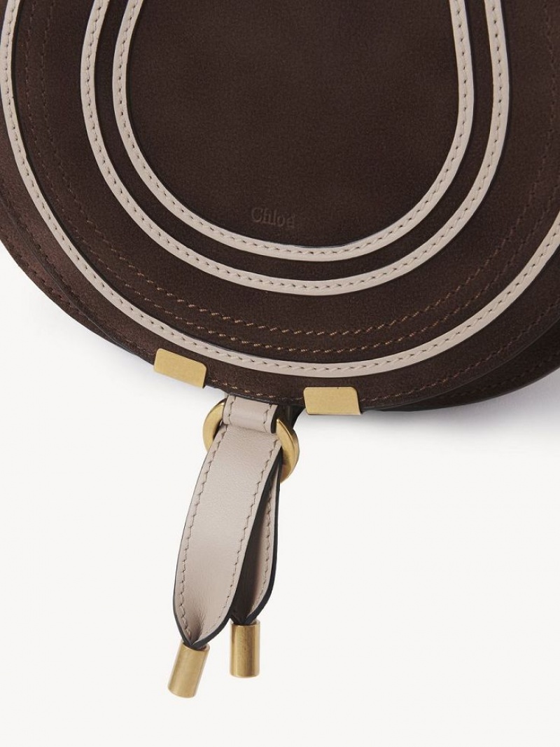 Chloe Marcie Small Crossbody Bags PURE BROWN | CHE-SR13510