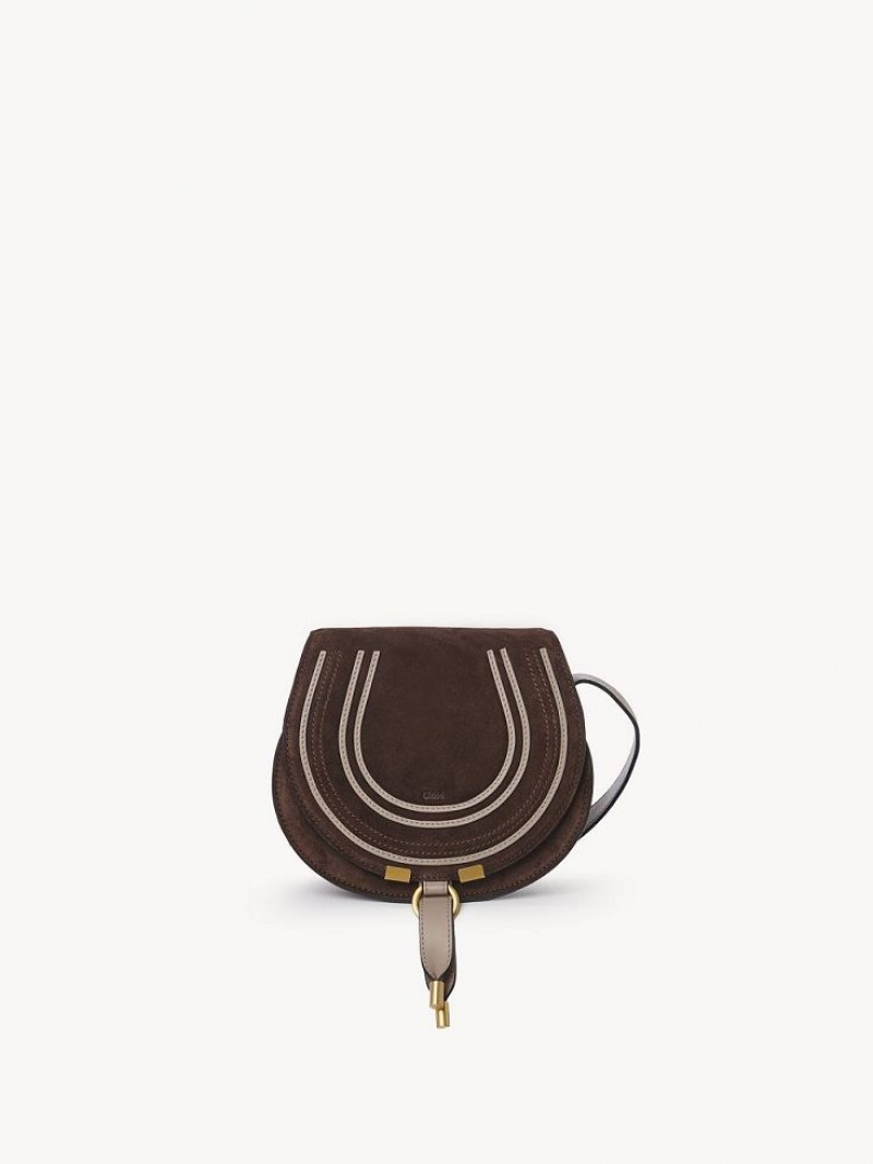 Chloe Marcie Small Crossbody Bags PURE BROWN | CHE-SR13510