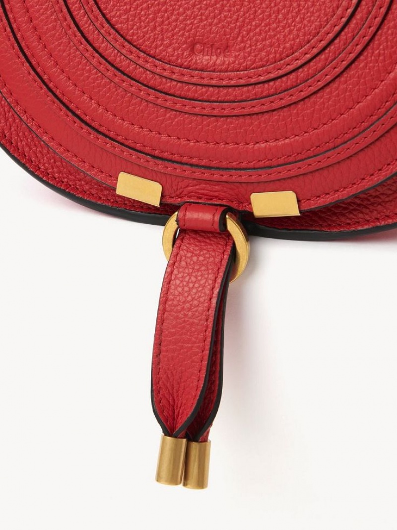 Chloe Marcie Small Crossbody Bags Red Flame | CHE-SR13488