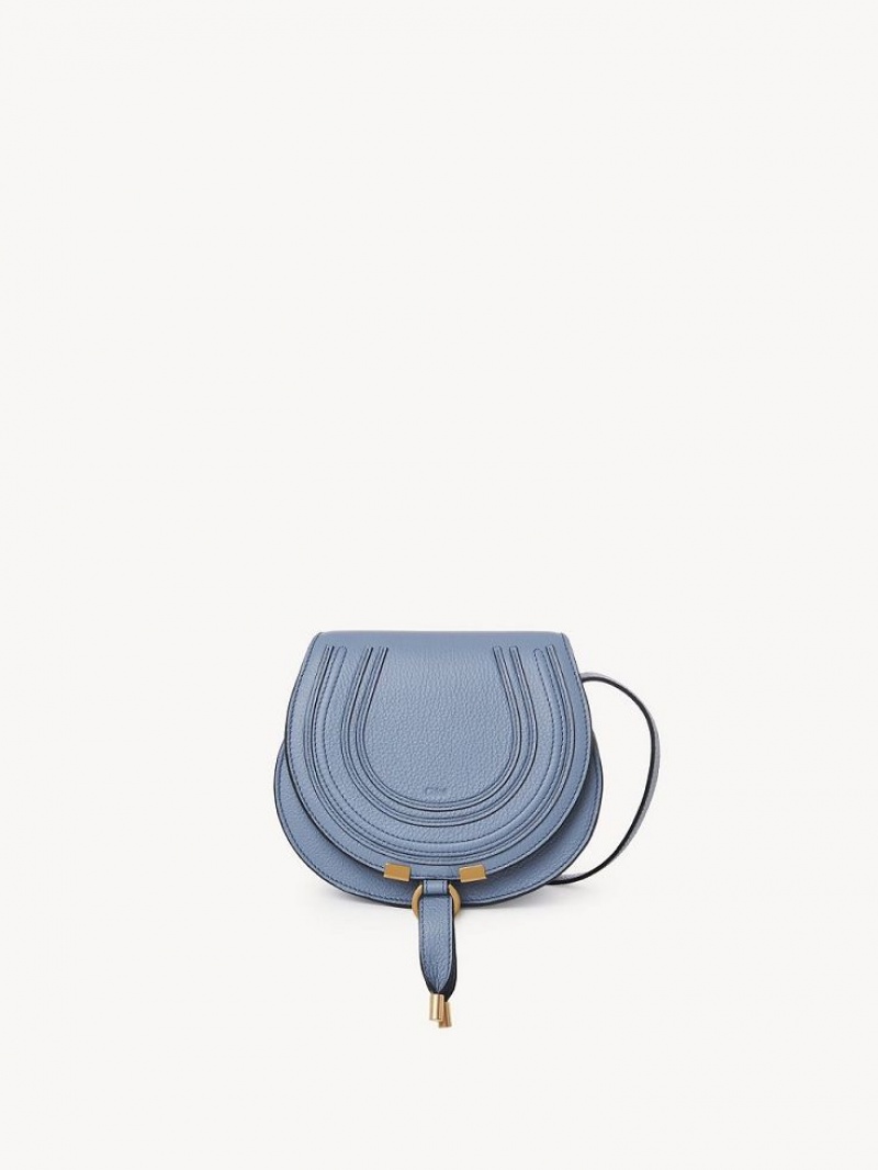 Chloe Marcie Small Crossbody Bags Shady Cobalt | CHE-SR13496