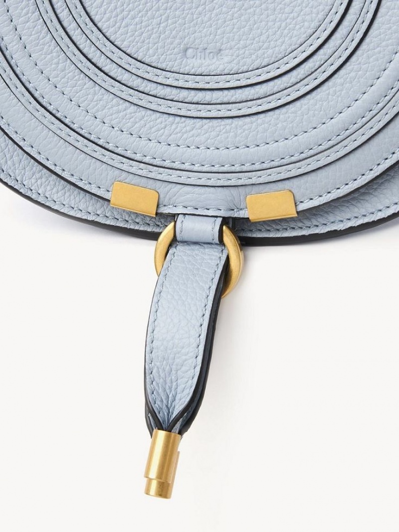 Chloe Marcie Small Crossbody Bags Shady Blue | CHE-SR13540