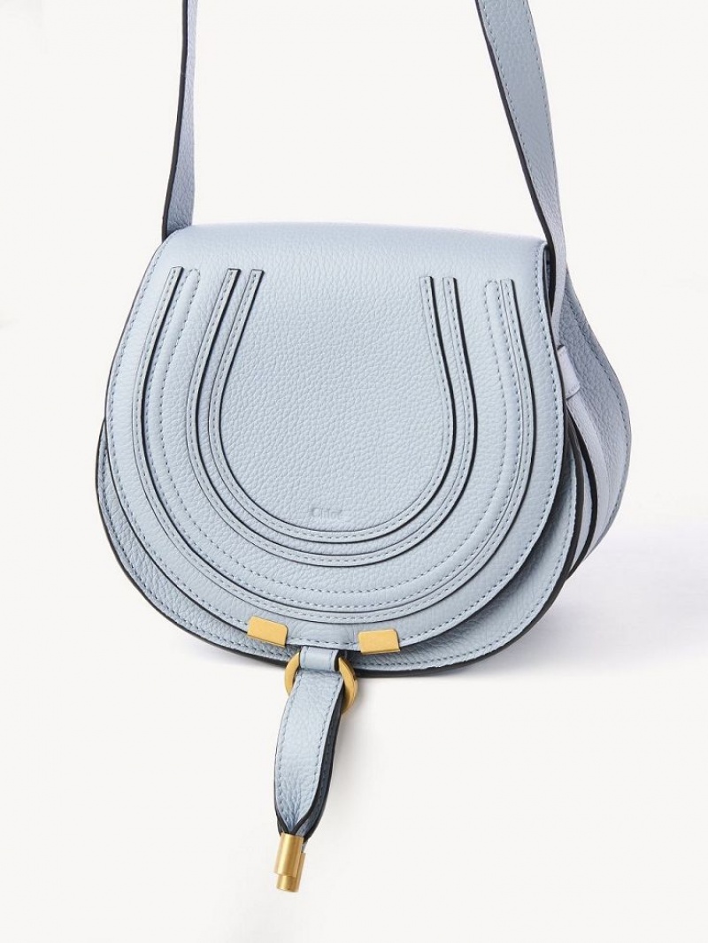 Chloe Marcie Small Crossbody Bags Shady Blue | CHE-SR13540