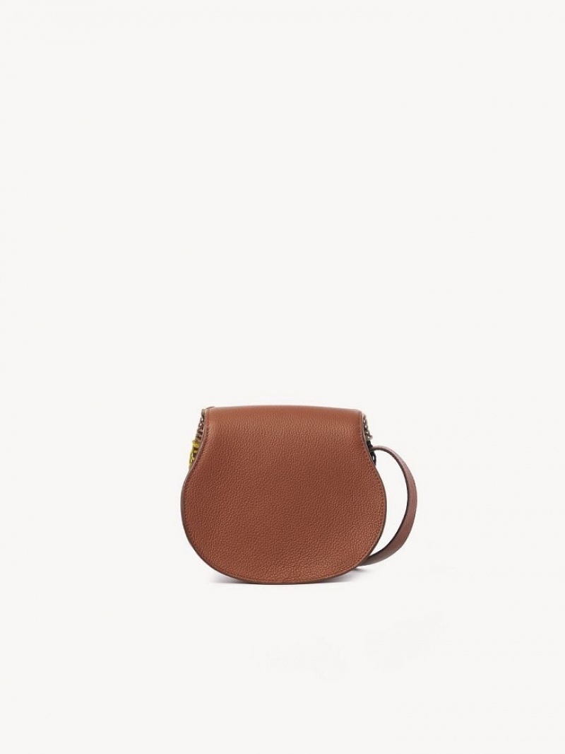 Chloe Marcie Small Crossbody Bags Tan | CHE-SR13474