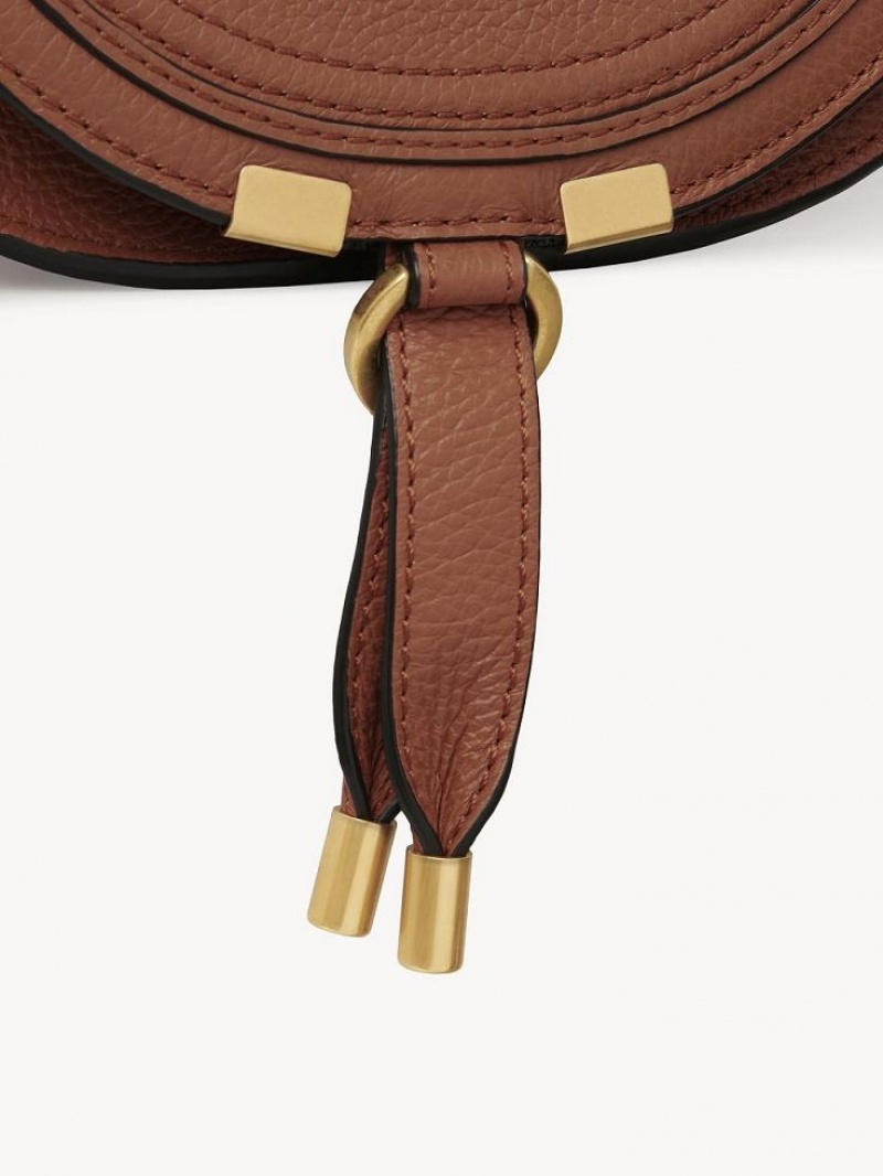 Chloe Marcie Small Crossbody Bags Tan | CHE-SR13552