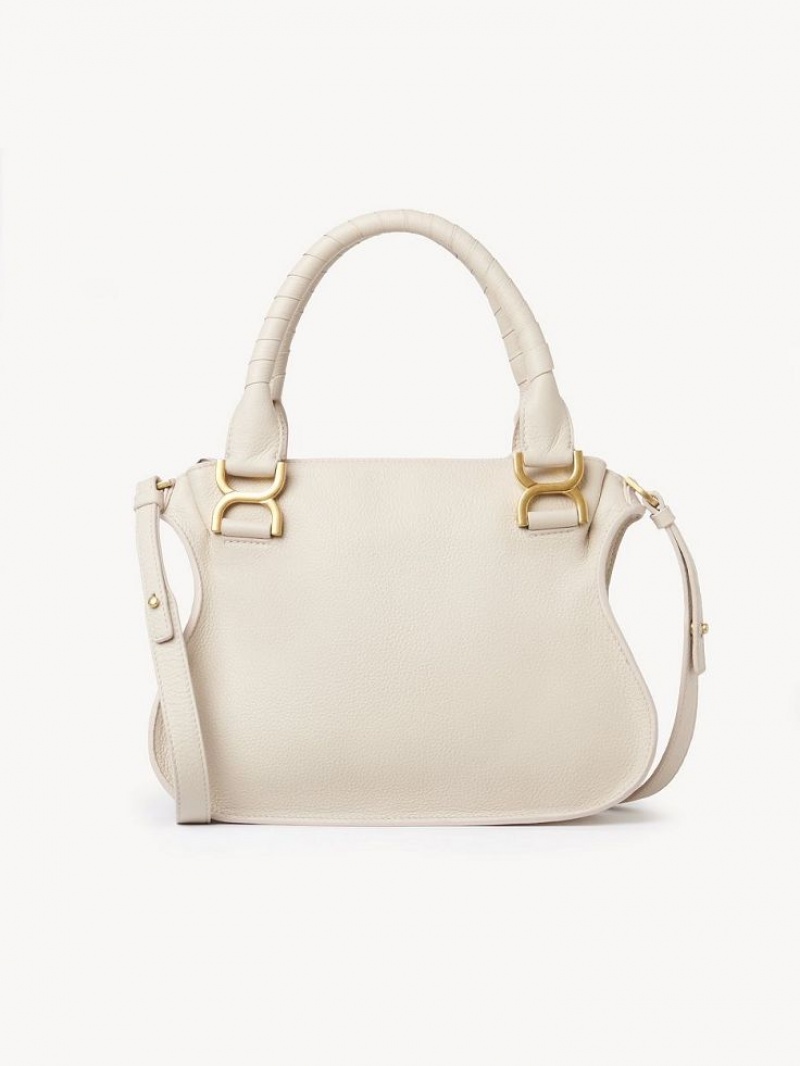 Chloe Marcie Small Double Carry Crossbody Bags Nude | CHE-SR13473