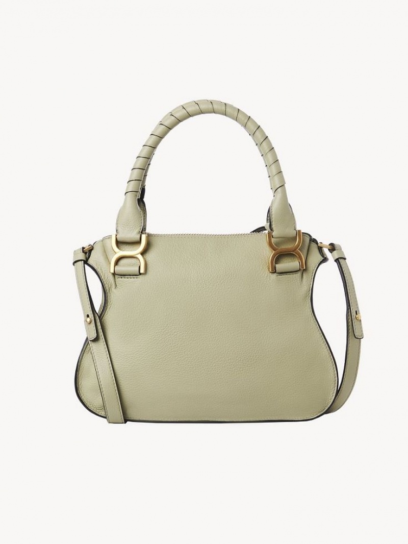 Chloe Marcie Small Double Carry Crossbody Bags FADED GREEN | CHE-SR13554