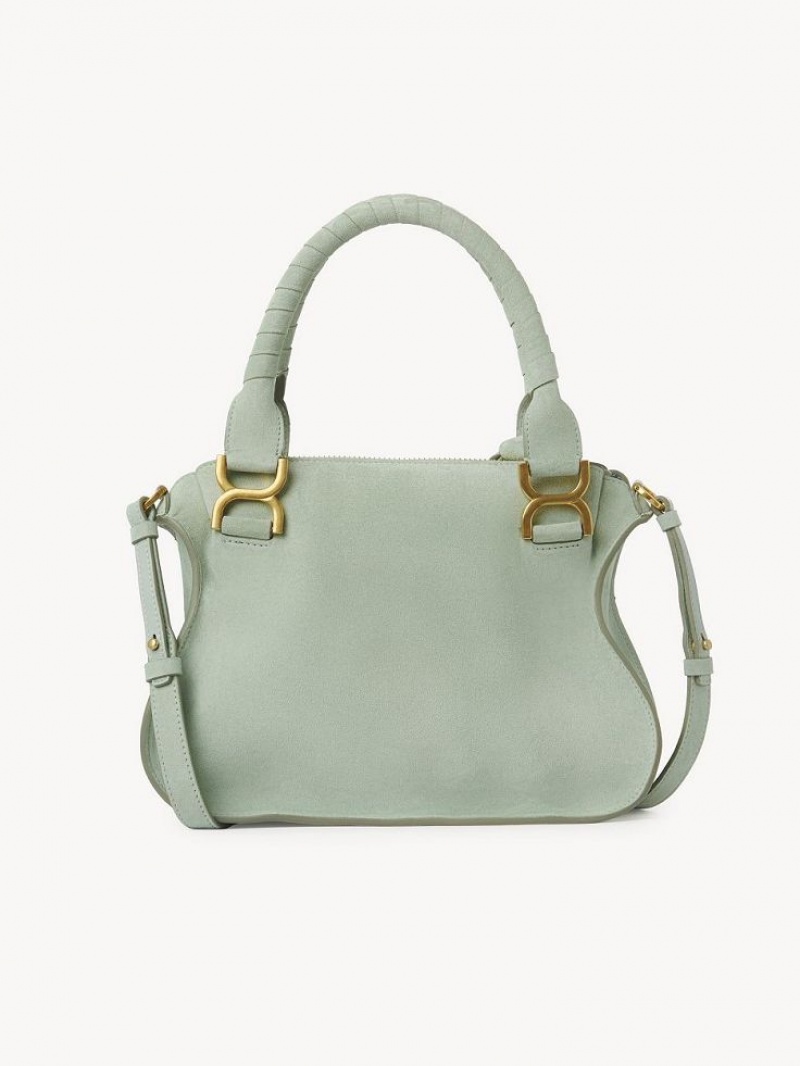 Chloe Marcie Small Double Carry Crossbody Bags AIRY GREEN | CHE-SR13601