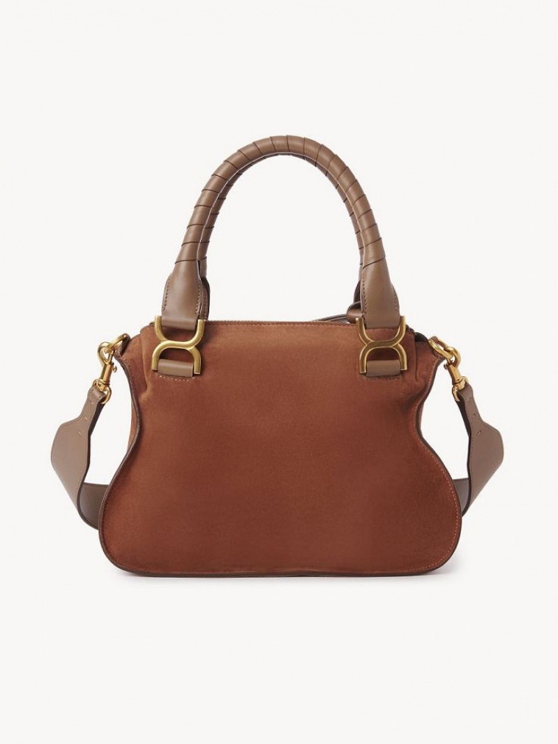 Chloe Marcie Small Double Carry Shoulder Bags Ochre Delight | CHE-SR13440