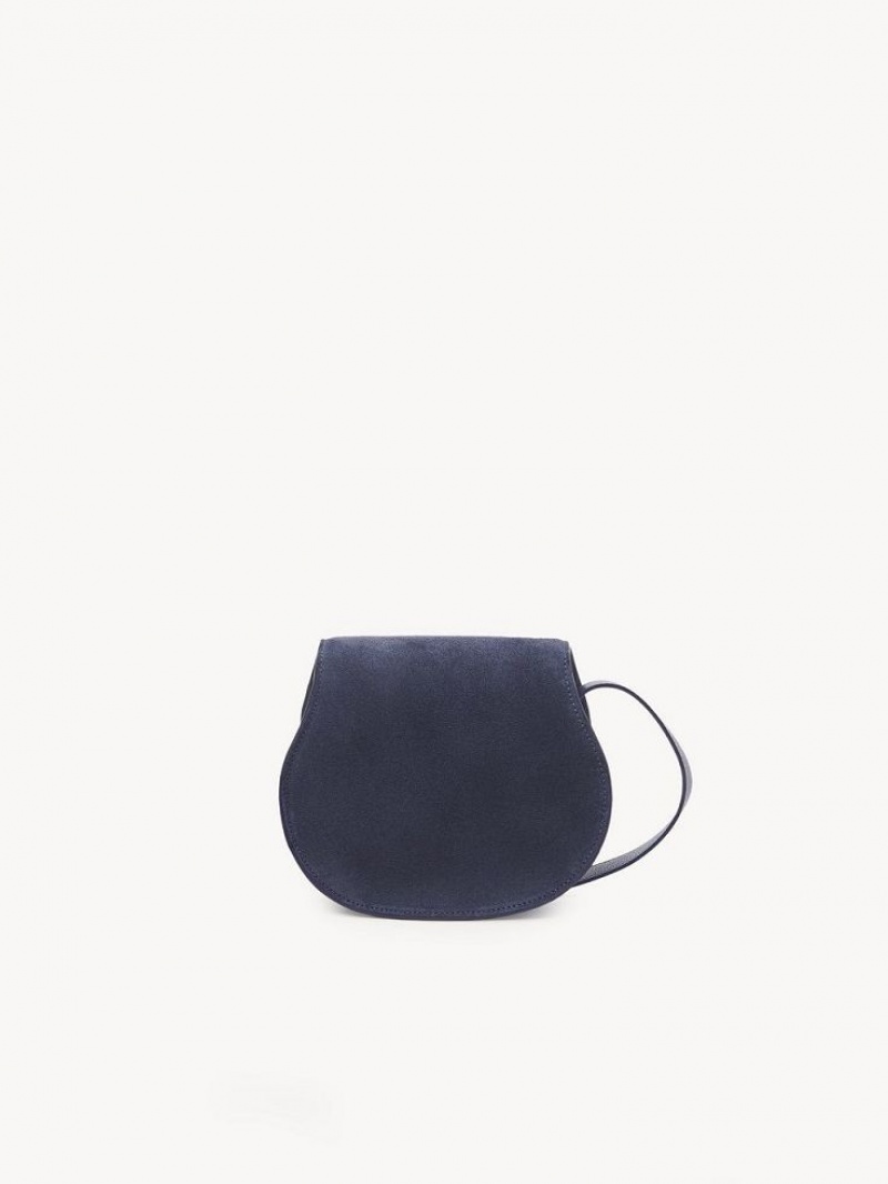 Chloe Marcie Small Saddle Mini Bags GRAPHITE NAVY | CHE-SR13685