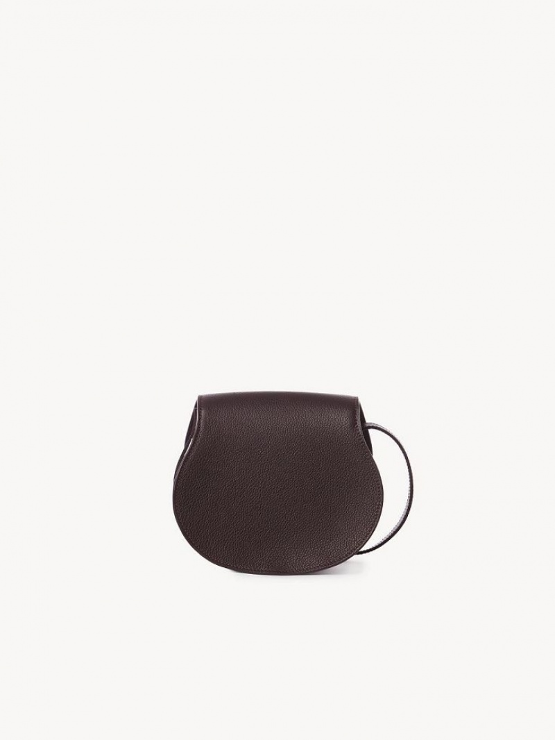 Chloe Marcie Small Saddle Shoulder Bags DEEP VIOLINE | CHE-SR13412