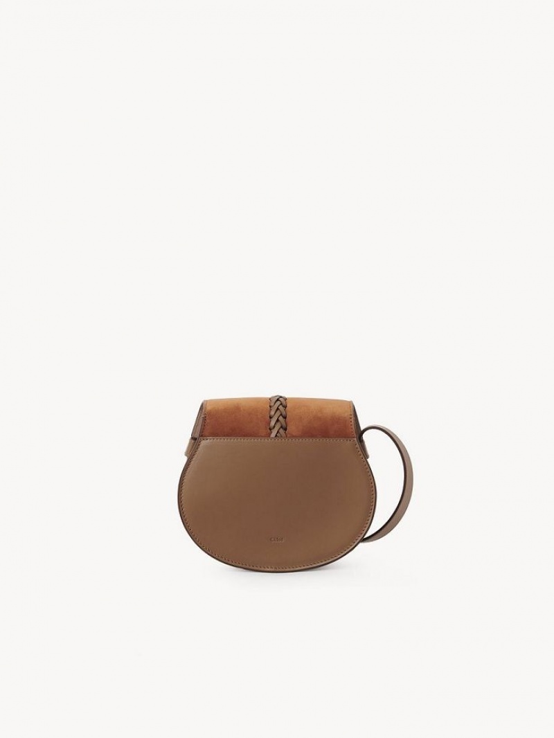 Chloe Marcie Small Saddle Shoulder Bags Ochre Delight | CHE-SR13414