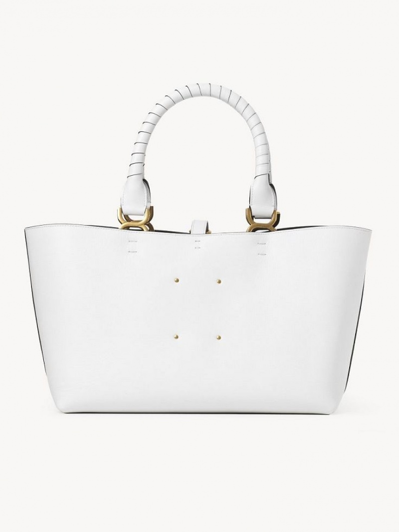 Chloe Marcie Small Tote Bags White | CHE-SR13302