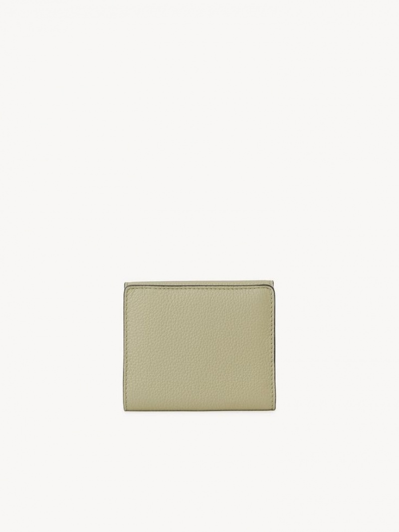 Chloe Marcie Square Compact Wallets FADED GREEN | CHE-SR14279