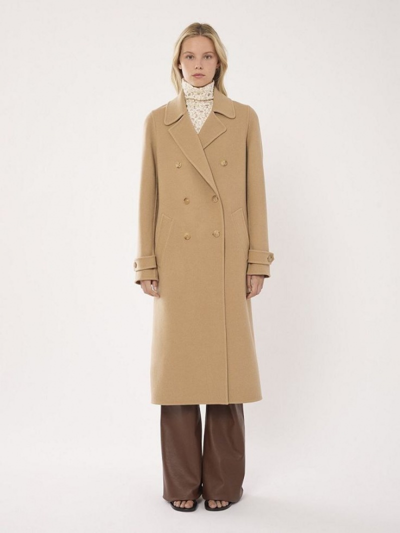 Chloe Masculine Coats Pearl Beige | CHE-SR13817