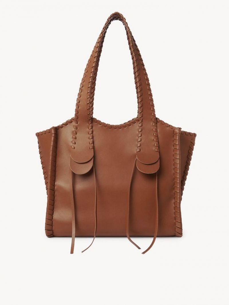 Chloe Medium Mony Tote Bags Caramel | CHE-SR13311