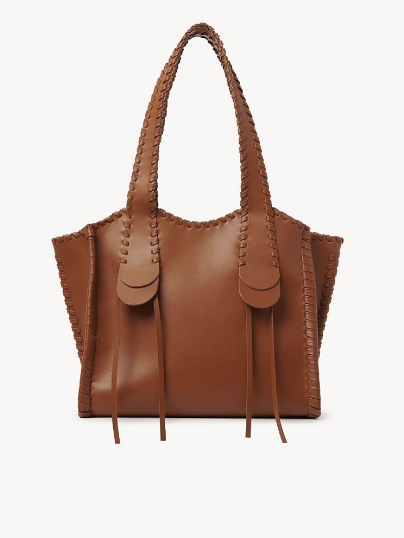 Chloe Medium Mony Tote Bags Caramel | CHE-SR13311