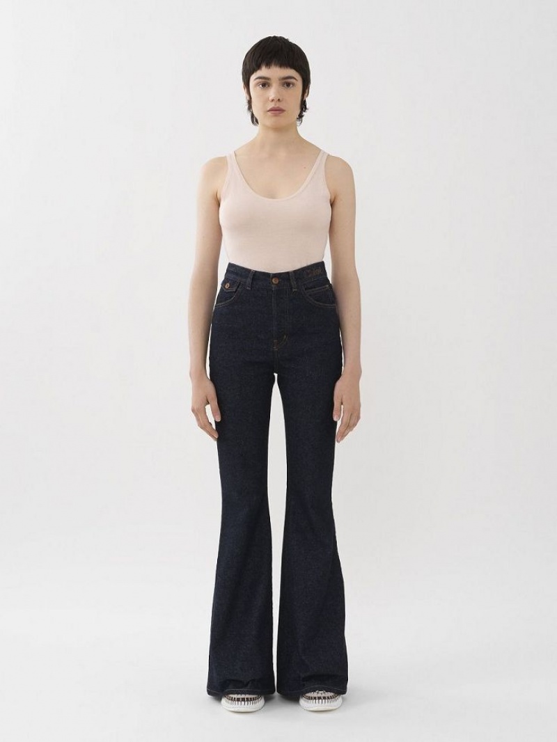 Chloe Merapi Flare Jeans Iconic Navy | CHE-SR13993