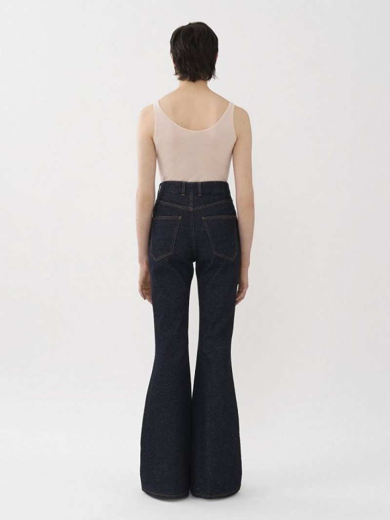 Chloe Merapi Flare Jeans Iconic Navy | CHE-SR13993