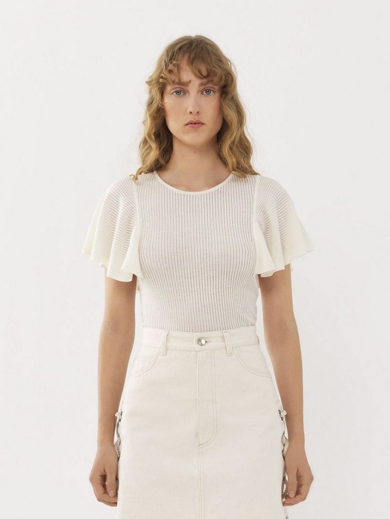 Chloe Mini Skirts Iconic Milk | CHE-SR14071