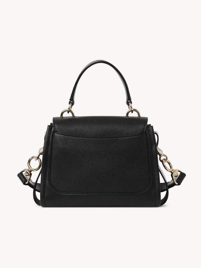 Chloe Mini Tess Day Crossbody Bags Black | CHE-SR13501