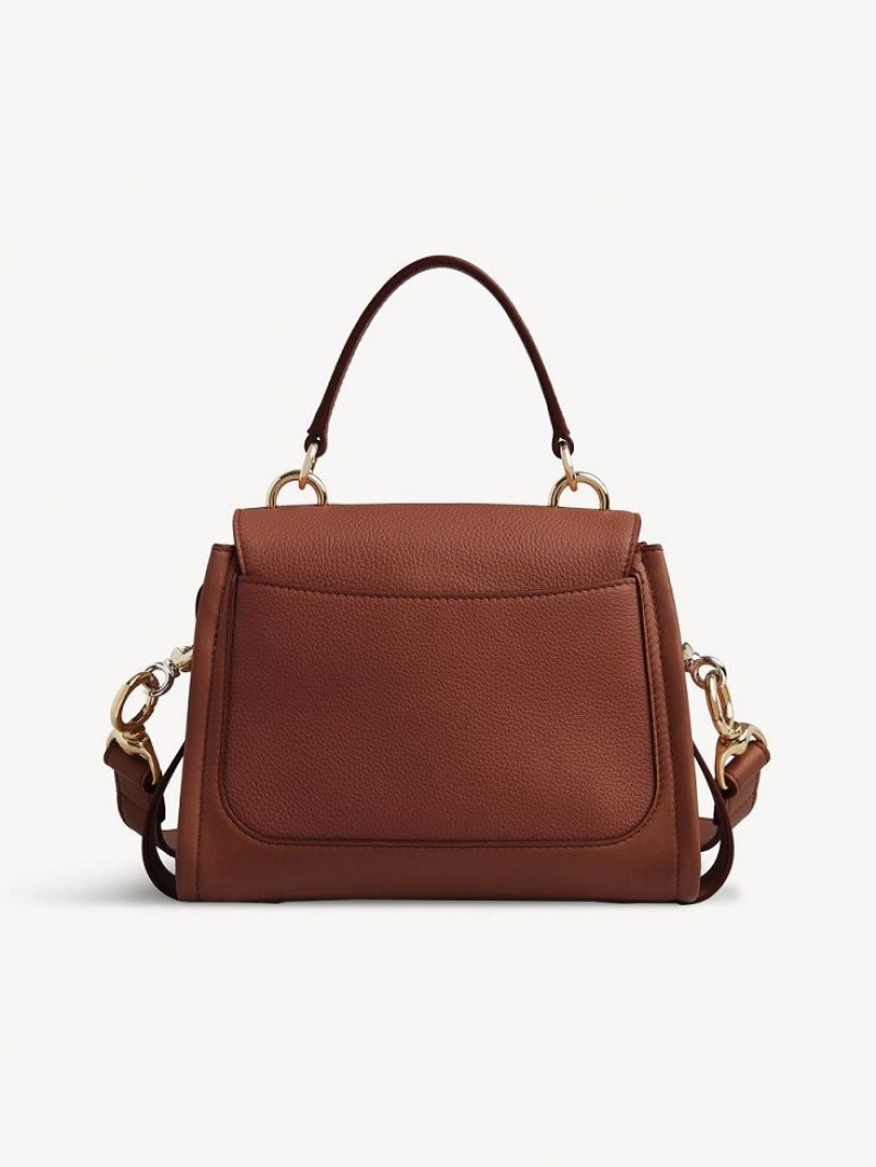 Chloe Mini Tess Day Crossbody Bags Sepia Brown | CHE-SR13479