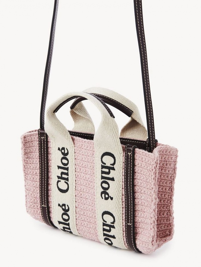 Chloe Mini Woody Crossbody Bags BLOSSOM PINK | CHE-SR13464